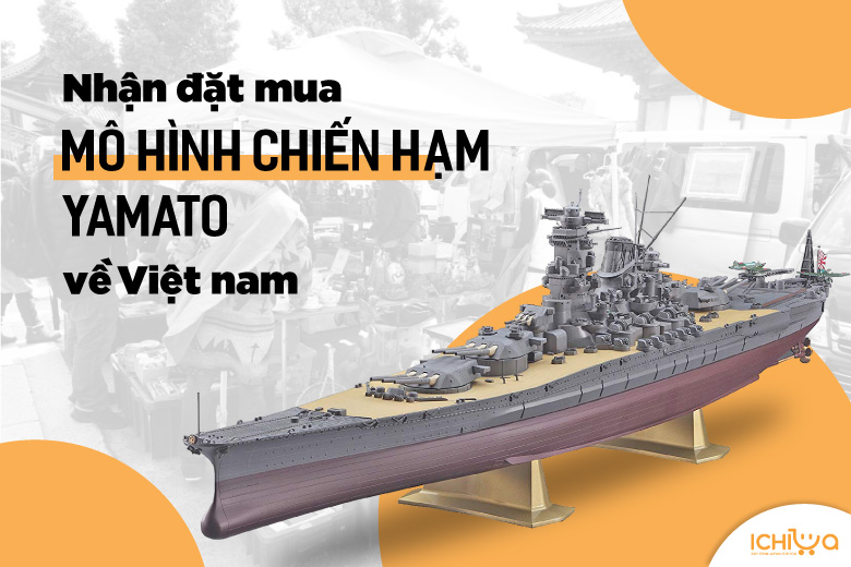 Mô hình kim loại lắp ráp 3D Thiết Giáp Hạm Yamato Battleship Piececool   banmohinhtinhcom
