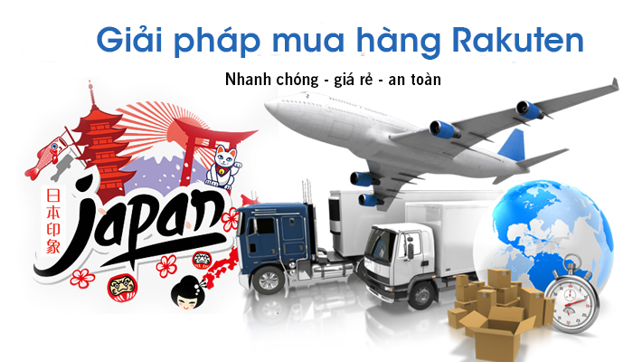 Giải pháp mua hàng Rakuten ship về Việt Nam sau 9-12 ngày