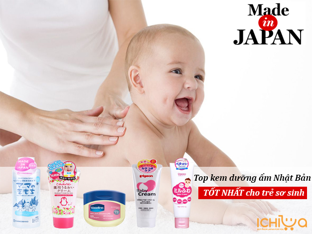 Kem dưỡng ẩm cho trẻ sơ sinh của Nhật loại nào tốt?