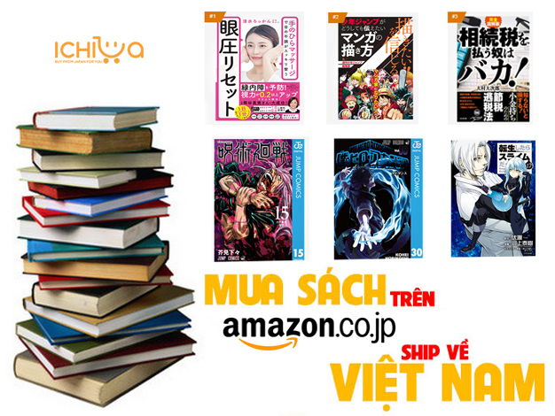 Hướng dẫn mua sách trên Amazon Nhật Bản ship về Việt Nam